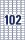 AVERY Zweckform Preisetiketten weiß ablösbar 26,0 x 16,0 mm, 25 Blatt