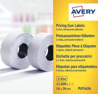 AVERY Zweckform Preisetiketten weiß permanent 26,0...