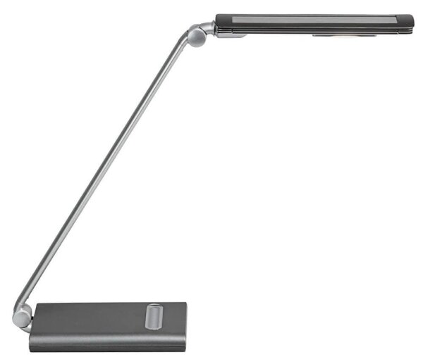 MAUL MAULpure LED Schreibtischlampe silber 6 W