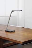 MAUL MAULpure LED Schreibtischlampe silber 6 W