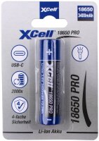 XCell® Akku Li-Ion 18650 3400 mAh, 1 St.