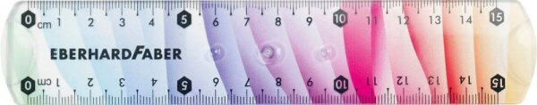 EBERHARD FABER Lineal Rainbow 15,0 cm, Regenbogen