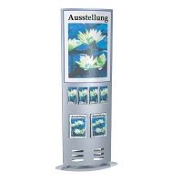 Kerkmann Infosäule tec-art Säule Size silber...