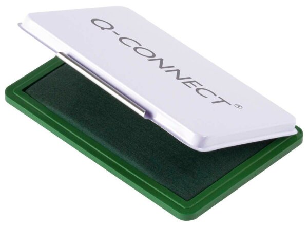 Q-CONNECT Stempelkissen grün 9,0 x 5,5 cm, 1 St.