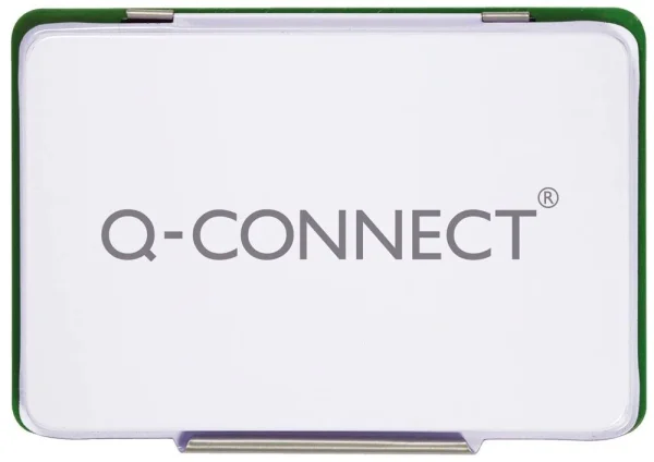 Q-CONNECT Stempelkissen grün 9,0 x 5,5 cm, 1 St.