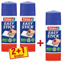 2 + 1 GRATIS: tesa EASY STICK ecoLOGO Klebestifte 25,0 g,...