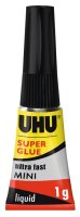 UHU Minis Sekundenkleber 3x 1,0 g, 3 St.
