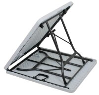 Garden Pleasure Sitzgruppe Mufaro, dunkelgrau Kunststoff, Metall, 3-teilig