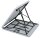 Garden Pleasure Sitzgruppe Mufaro, dunkelgrau Kunststoff, Metall, 3-teilig