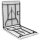 Garden Pleasure Sitzgruppe Mufaro, dunkelgrau Kunststoff, Metall, 3-teilig