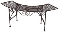 Garden Pleasure Baumbank Fuego 950375 braun Metall 125,0 cm