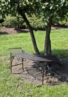 Garden Pleasure Baumbank Fuego 950375 braun Metall 125,0 cm