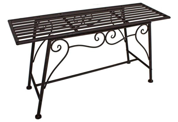 Garden Pleasure Gartenbank Lorin 950391 braun Metall 83,0 cm