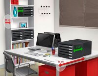 Exacompta Schubladenbox Big-Box Plus quer Classic...
