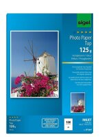 SIGEL Fotopapier IP664 DIN A4 hochglänzend 125 g/qm...