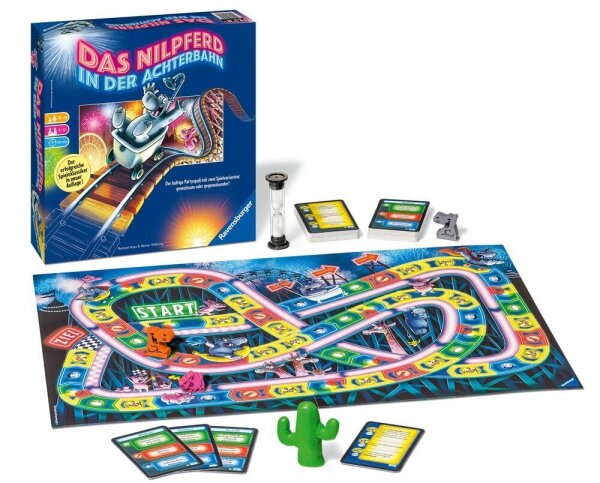 Ravensburger Nilpferd in der Achterbahn Brettspiel, 1 St.