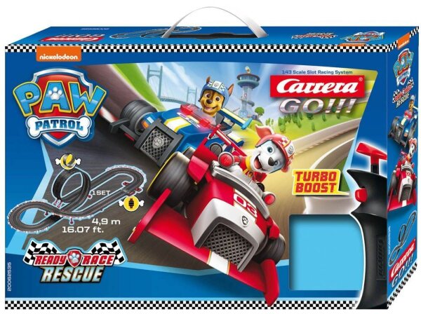 Carrera® GO!!! PAW Patrol - Ready Race Rescue Autorennbahn, 1 St.