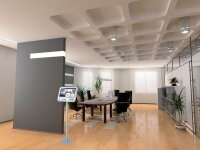 FRANKEN Infoständer silber DIN A3 28,0 x 28,0 x 120,0 cm, 1 St.