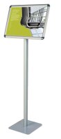 FRANKEN Infoständer silber DIN A3 28,0 x 28,0 x 120,0 cm, 1 St.