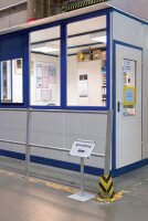 FRANKEN Infoständer silber DIN A4 28,0 x 28,0 x 72,5 cm, 1 St.