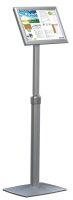 FRANKEN Infoständer silber DIN A4 33,0 x 25,0 x 86,5...