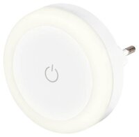 hama Touch Switch LED Nachtlicht weiß 6,3 cm, warmweiß – 3378 K  ( 223495 )