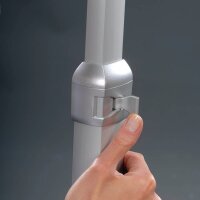 FRANKEN Infoständer silber DIN A3 42,0 x 30,0 x 91,0 - 131,0 cm, 1 St.