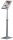 FRANKEN Infoständer silber DIN A3 42,0 x 30,0 x 91,0 - 131,0 cm, 1 St.