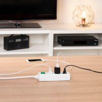 hama 3-fach Steckdosenleiste mit Schalter 3,0 m weiß