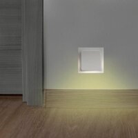 hama DayNight Sensor LED Nachtlicht weiß 7,0 cm, Warmweiß – 3378 K, 1 St.