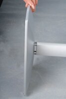 FRANKEN Infoständer silber DIN A3 28,0 x 28,0 x 125,0 cm, 1 St.