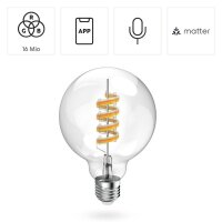 hama LED-Lampe Filament Globe E27 40 W 16 Mio. Farben, 1 St.