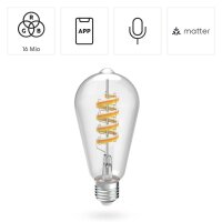 hama LED-Lampe Filament Retro E27 40 W 16 Mio. Farben, 1 St.