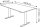Kerkmann Move 1 base elektrisch höhenverstellbarer Schreibtisch weiß rechteckig, T-Fuß-Gestell silber 160,0 x 80,0 cm
