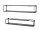HAKU Möbel Wandregale-Set schwarz 75,0/85,0 x 14,0/17,0 x 14,0/17,0 cm, 2 St.