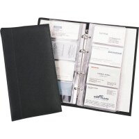 Alassio Visitenkarten-Ringbuch schwarz, 1 St.