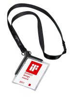 DURABLE Ausweishalter mit Textilband  820758, Textilband,...