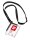 DURABLE Ausweishalter mit Textilband  820758, Textilband, transparent, 10 St.