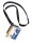 DURABLE Ausweishalter mit Textilband  820758, Textilband, transparent, 10 St.