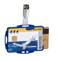 DURABLE Ausweishalter für 2 Karten 821806, Clip,...