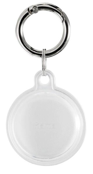 hama Schlüsselanhänger Apple AirTag Halterung Always Clear transparent
