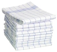 Dyckhoff Geschirrtücher Karo blau 50,0 x 70,0 cm, 10...