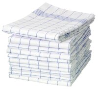 Dyckhoff Geschirrtücher Karo blau 50,0 x 70,0 cm, 10 St.