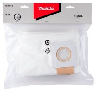 makita 197903-8 Staubsaugerbeutel, 10 Pack