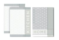 Dyckhoff Geschirrtücher Home & Kitchen grau 50,0...