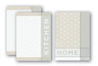 Dyckhoff Geschirrtücher Home & Kitchen taupe...