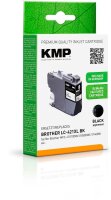 KMP  schwarz Druckerpatrone kompatibel zu brother LC-421XLBK