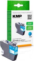 KMP  cyan Druckerpatrone kompatibel zu brother LC-421XLC