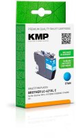 KMP  cyan Druckerpatrone kompatibel zu brother LC-421XLC