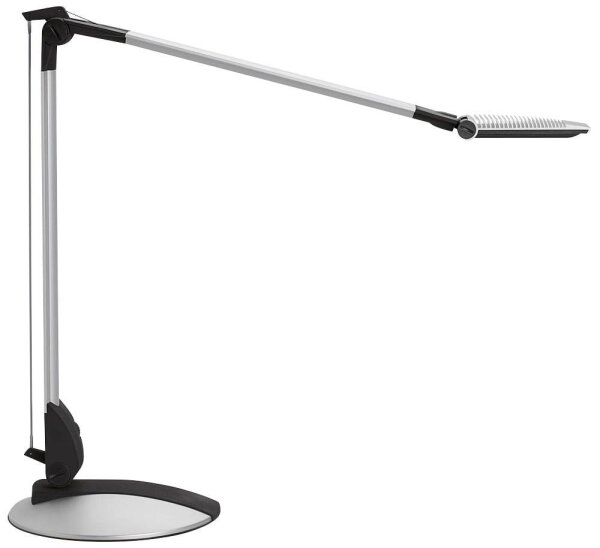 MAUL MAULoptimus colour vario LED Schreibtischlampe silber 10 W
